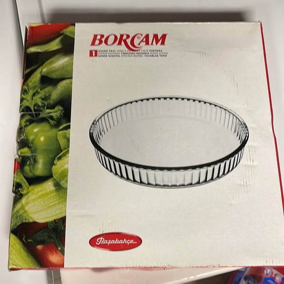 Round glass tray - Picture 2 of 2